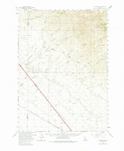 United States Geological Survey Mayfield, ID (1960, 62500-Scale) digital map