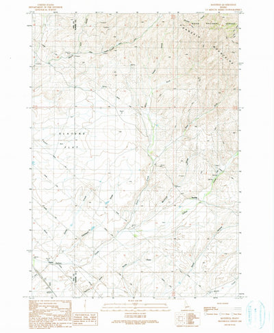 United States Geological Survey Mayfield, ID (1990, 24000-Scale) digital map