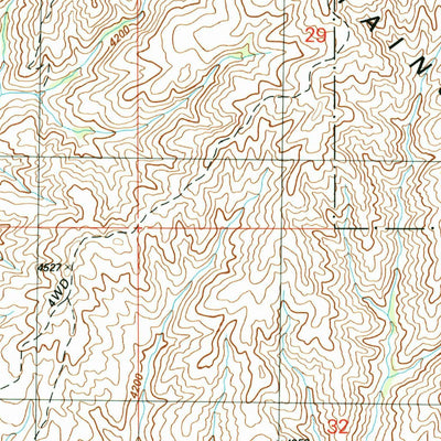 United States Geological Survey Mayfield, ID (1990, 24000-Scale) digital map
