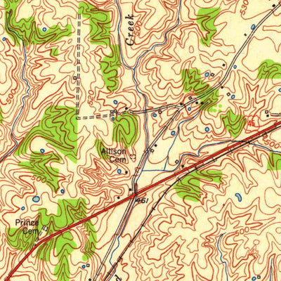 United States Geological Survey Mayfield, KY (1952, 24000-Scale) digital map