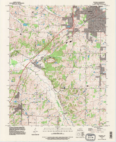 United States Geological Survey Mayfield, KY (1994, 24000-Scale) digital map