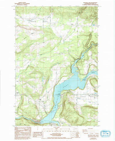 United States Geological Survey Mayfield Lake, WA (1984, 24000-Scale) digital map