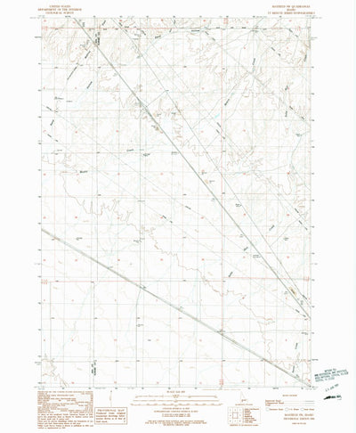 United States Geological Survey Mayfield SW, ID (1990, 24000-Scale) digital map