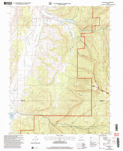 United States Geological Survey Mayfield, UT (2001, 24000-Scale) digital map