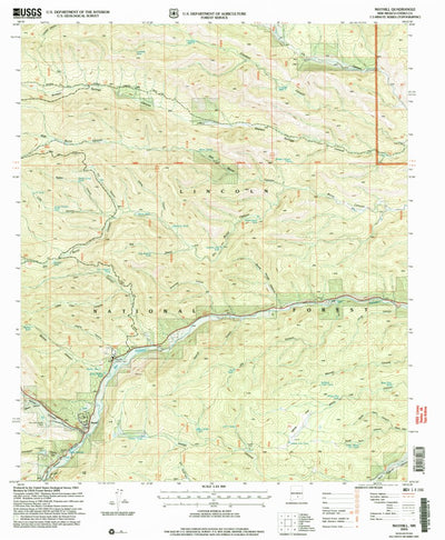 United States Geological Survey Mayhill, NM (2004, 24000-Scale) digital map