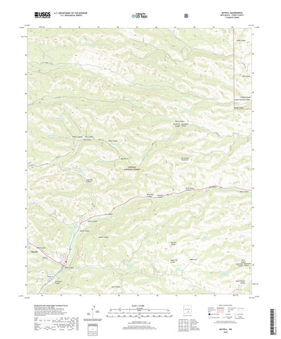 United States Geological Survey Mayhill, NM (2020, 24000-Scale) digital map