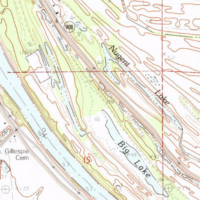 United States Geological Survey Mayna, LA (1982, 24000-Scale) digital map