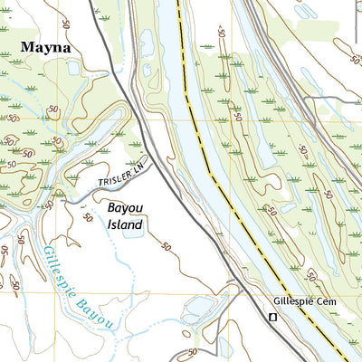 United States Geological Survey Mayna, LA (2020, 24000-Scale) digital map