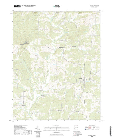 United States Geological Survey Maynard, AR (2020, 24000-Scale) digital map
