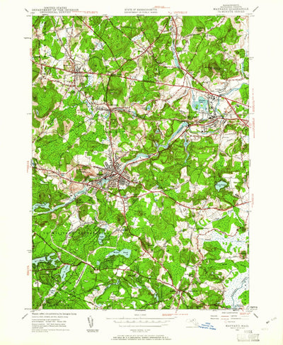 United States Geological Survey Maynard, MA (1950, 24000-Scale) digital map