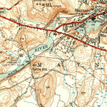 United States Geological Survey Maynard, MA (1950, 31680-Scale) digital map