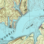 United States Geological Survey Maynardville, TN (1952, 24000-Scale) digital map