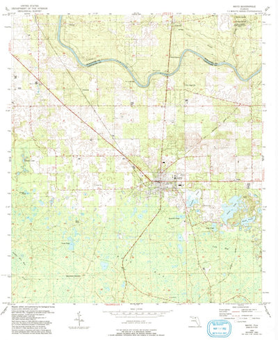 United States Geological Survey Mayo, FL (1955, 24000-Scale) digital map