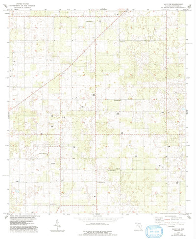 United States Geological Survey Mayo NE, FL (1955, 24000-Scale) digital map