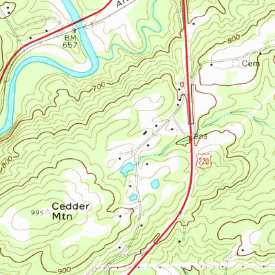 United States Geological Survey Mayodan, NC (1971, 24000-Scale) digital map