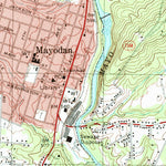 United States Geological Survey Mayodan, NC (1997, 24000-Scale) digital map