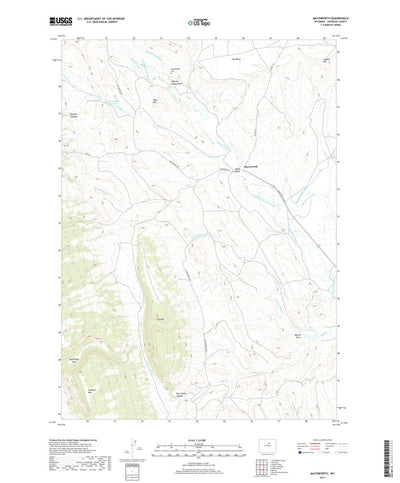 United States Geological Survey Mayoworth, WY (2017, 24000-Scale) digital map