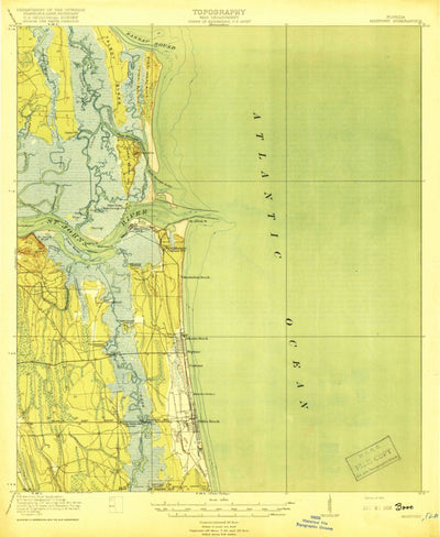 United States Geological Survey Mayport, FL (1918, 62500-Scale) digital map