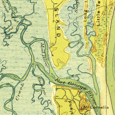 United States Geological Survey Mayport, FL (1918, 62500-Scale) digital map