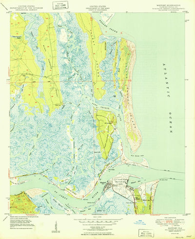 United States Geological Survey Mayport, FL (1950, 24000-Scale) digital map