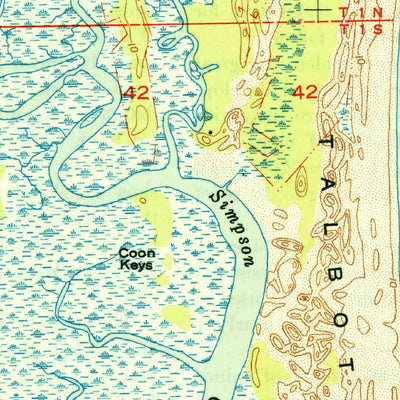 United States Geological Survey Mayport, FL (1950, 24000-Scale) digital map