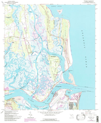 United States Geological Survey Mayport, FL (1964, 24000-Scale) digital map