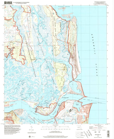 United States Geological Survey Mayport, FL (1994, 24000-Scale) digital map