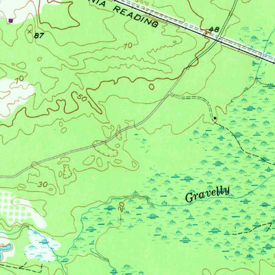 United States Geological Survey Mays Landing, NJ (1955, 24000-Scale) digital map