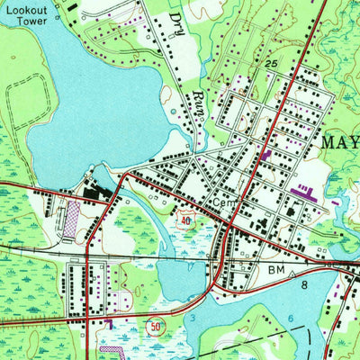 United States Geological Survey Mays Landing, NJ (1955, 24000-Scale) digital map
