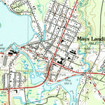 United States Geological Survey Mays Landing, NJ (1989, 24000-Scale) digital map