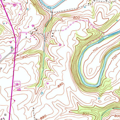United States Geological Survey Mays Lick, KY (1952, 24000-Scale) digital map
