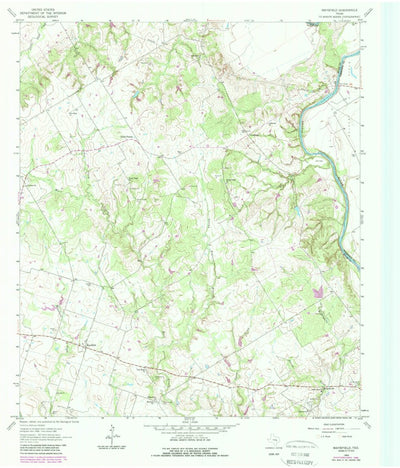 United States Geological Survey Maysfield, TX (1962, 24000-Scale) digital map