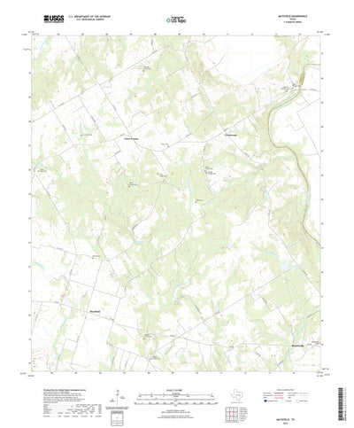 United States Geological Survey Maysfield, TX (2022, 24000-Scale) digital map