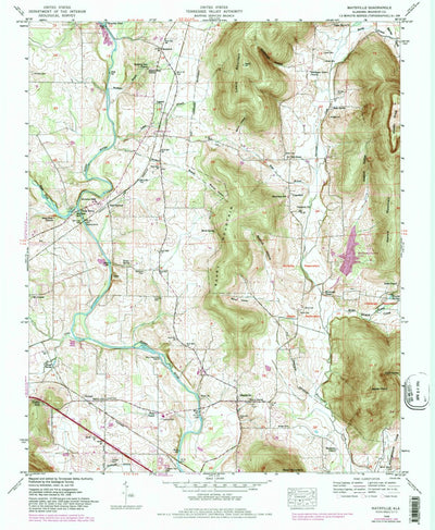 United States Geological Survey Maysville, AL (1948, 24000-Scale) digital map