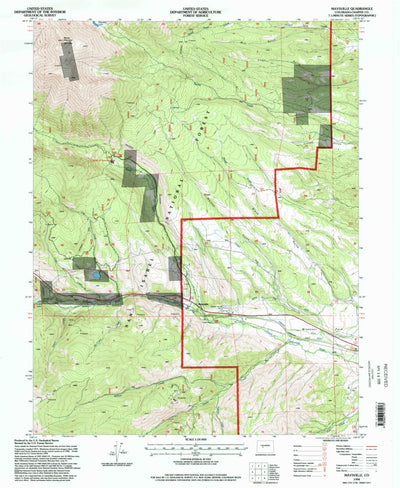 United States Geological Survey Maysville, CO (1994, 24000-Scale) digital map