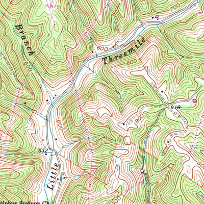 United States Geological Survey Maysville East, KY-OH (1992, 24000-Scale) digital map