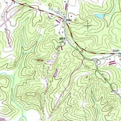 United States Geological Survey Maysville, GA (1964, 24000-Scale) digital map