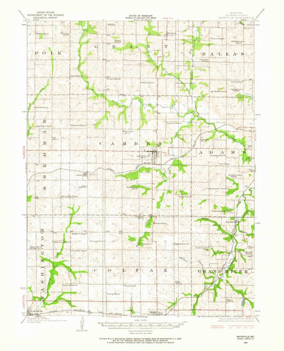 United States Geological Survey Maysville, MO (1923, 62500-Scale) digital map