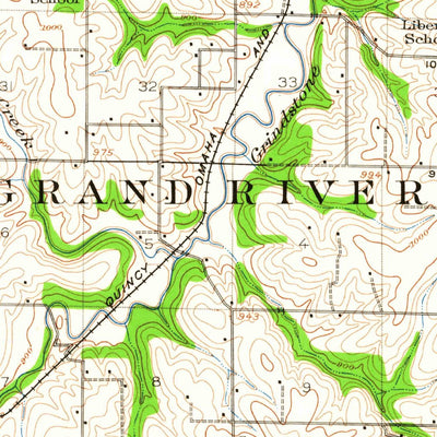 United States Geological Survey Maysville, MO (1923, 62500-Scale) digital map