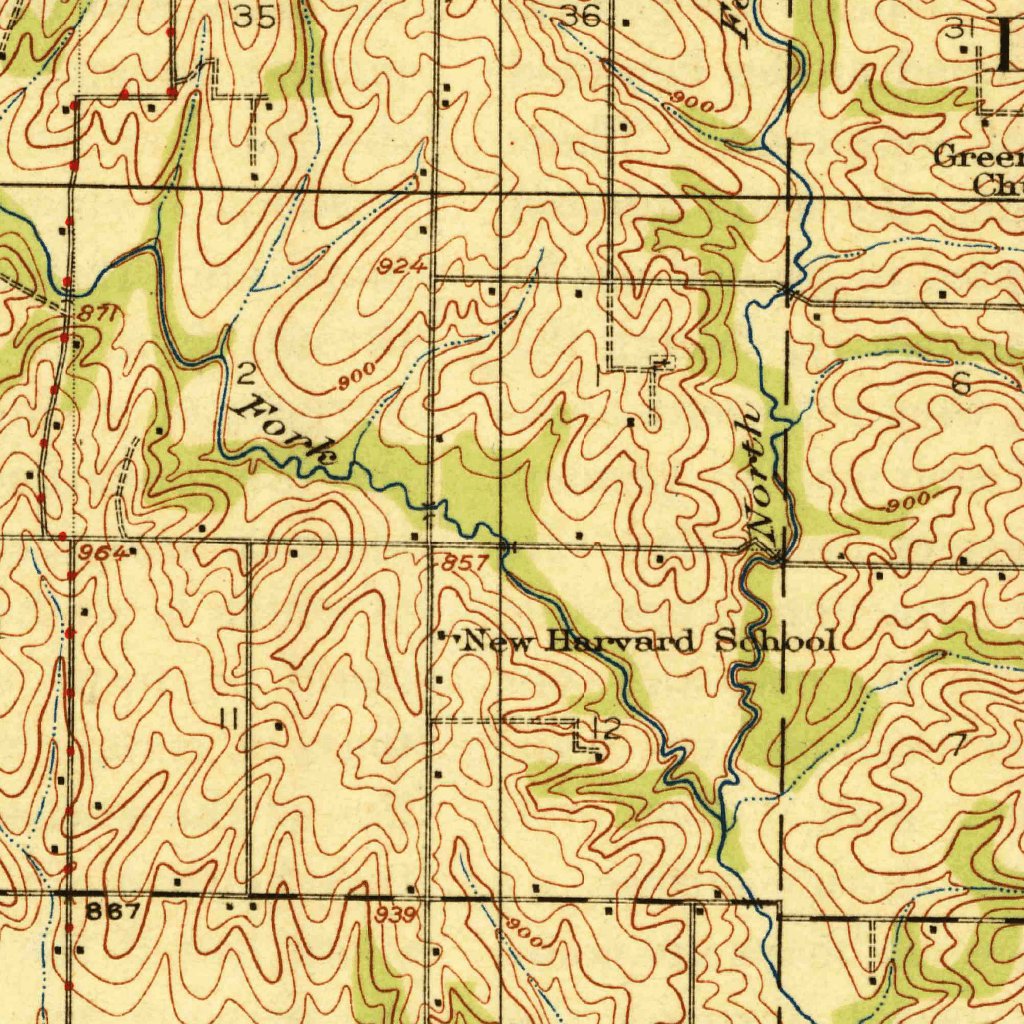 Maysville, MO (1925, 62500-Scale) Map by United States Geological ...