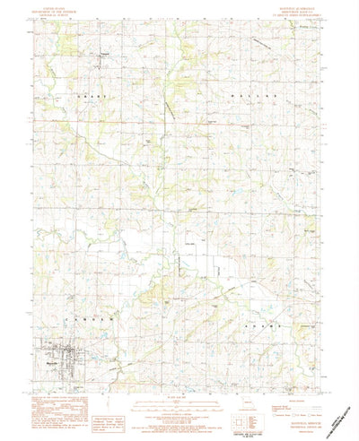 United States Geological Survey Maysville, MO (1983, 24000-Scale) digital map