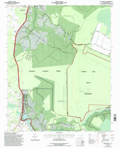 United States Geological Survey Maysville, NC (1994, 24000-Scale) digital map