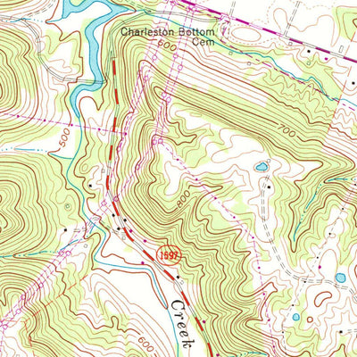 United States Geological Survey Maysville West, KY-OH (1961, 24000-Scale) digital map