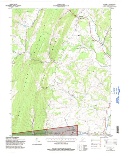 United States Geological Survey Maysville, WV (1995, 24000-Scale) digital map
