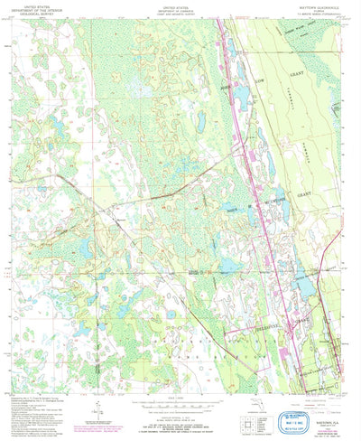 United States Geological Survey Maytown, FL (1950, 24000-Scale) digital map