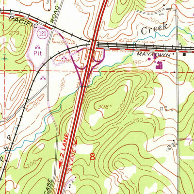 United States Geological Survey Maytown, WA (1959, 24000-Scale) digital map