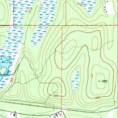 United States Geological Survey Maytown, WA (1990, 24000-Scale) digital map