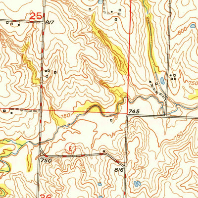 United States Geological Survey Mayview, MO (1950, 24000-Scale) digital map