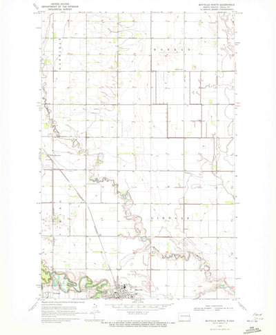 United States Geological Survey Mayville North, ND (1970, 24000-Scale) digital map