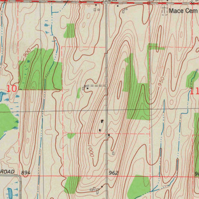 United States Geological Survey Mayville South, WI (1980, 24000-Scale) digital map